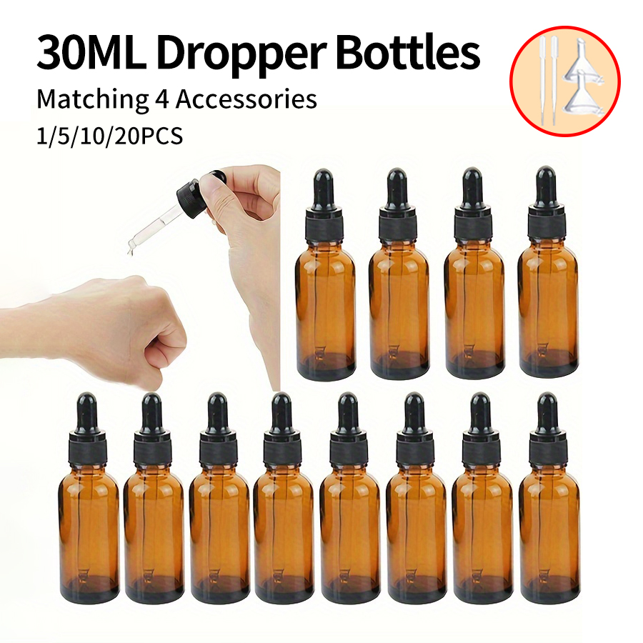 Juice Bottle Dropper - 5/10/20 piezas + 4 accesorios botella