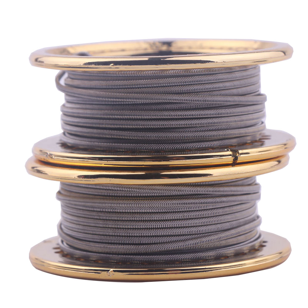 Clapton Wire Pre Built - XFKM-rollo de bobinas prefabricadas NI80/A1/SS316L Alien