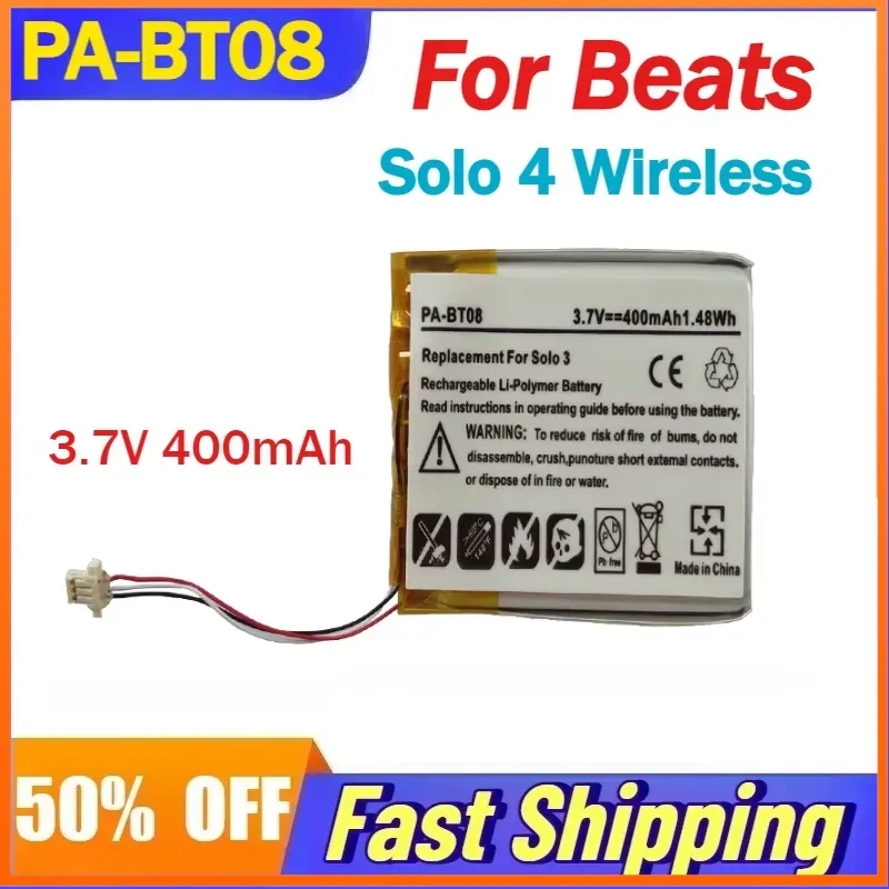 Beats Headphone Solo 4 - Batería recargable de iones de litio