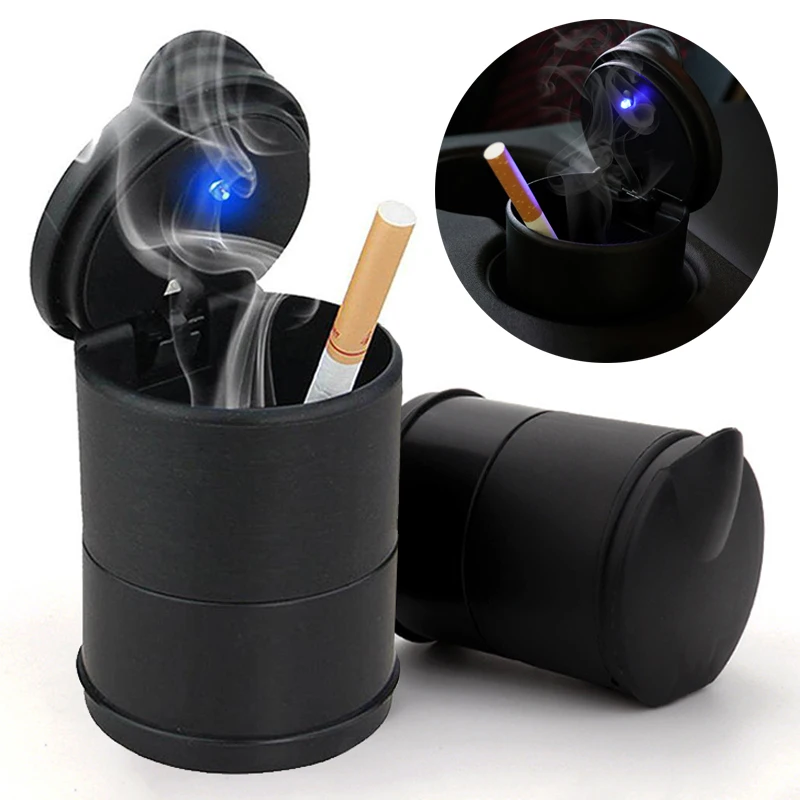 Vape Decoration - Cenicero LED portátil para coche, Cenicero