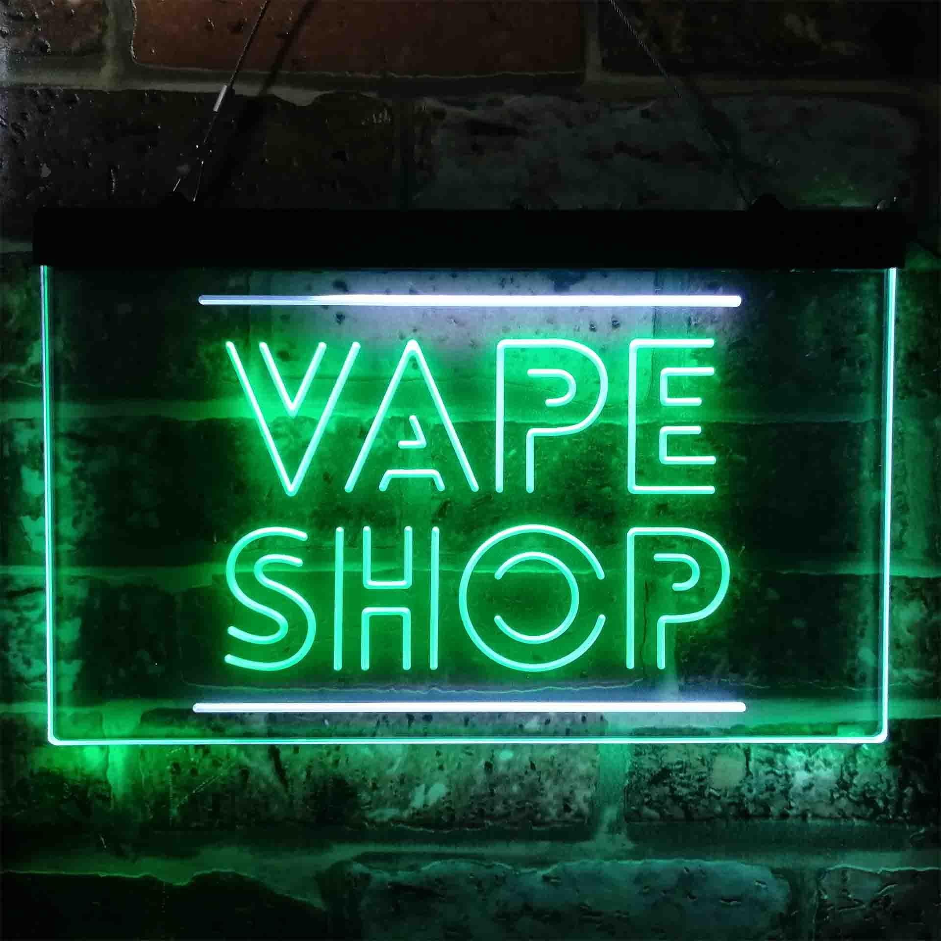 VAPE SHOP Letrero de neón LED  - Vaping Shop reseña y precio