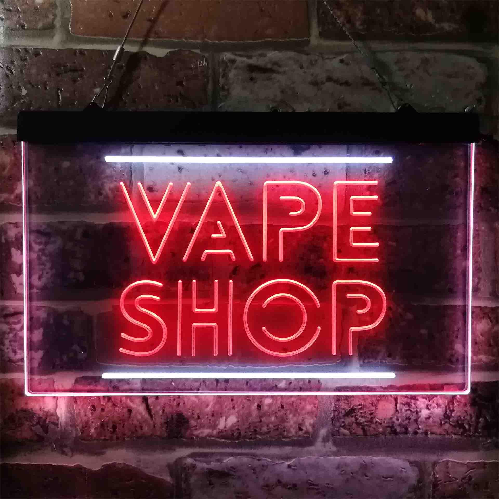VAPE SHOP Letrero de neón LED  - Vaping Shop reseña y precio
