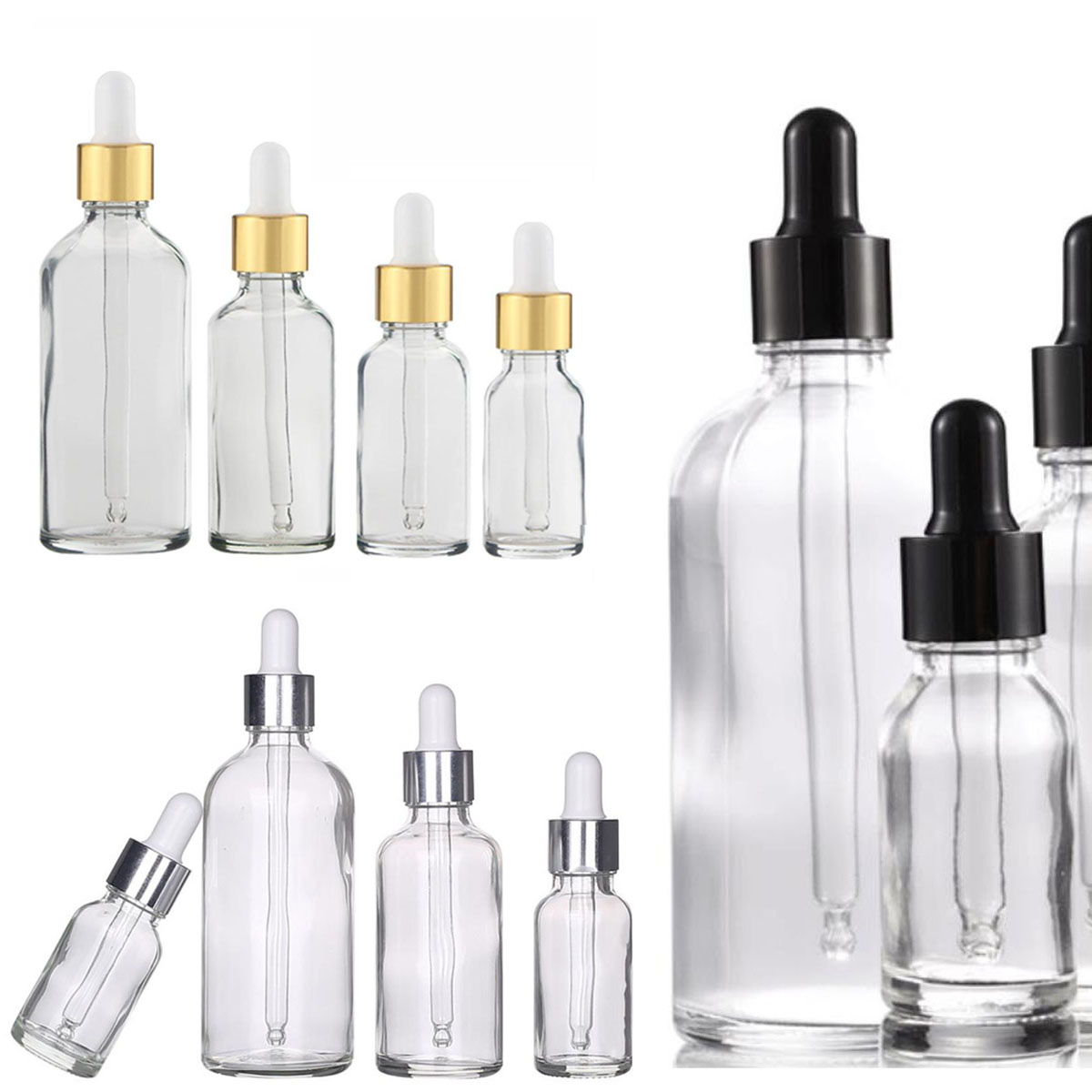 Frascos cuentagotas de vidrio  - Juice Bottle Dropper reseña y precio