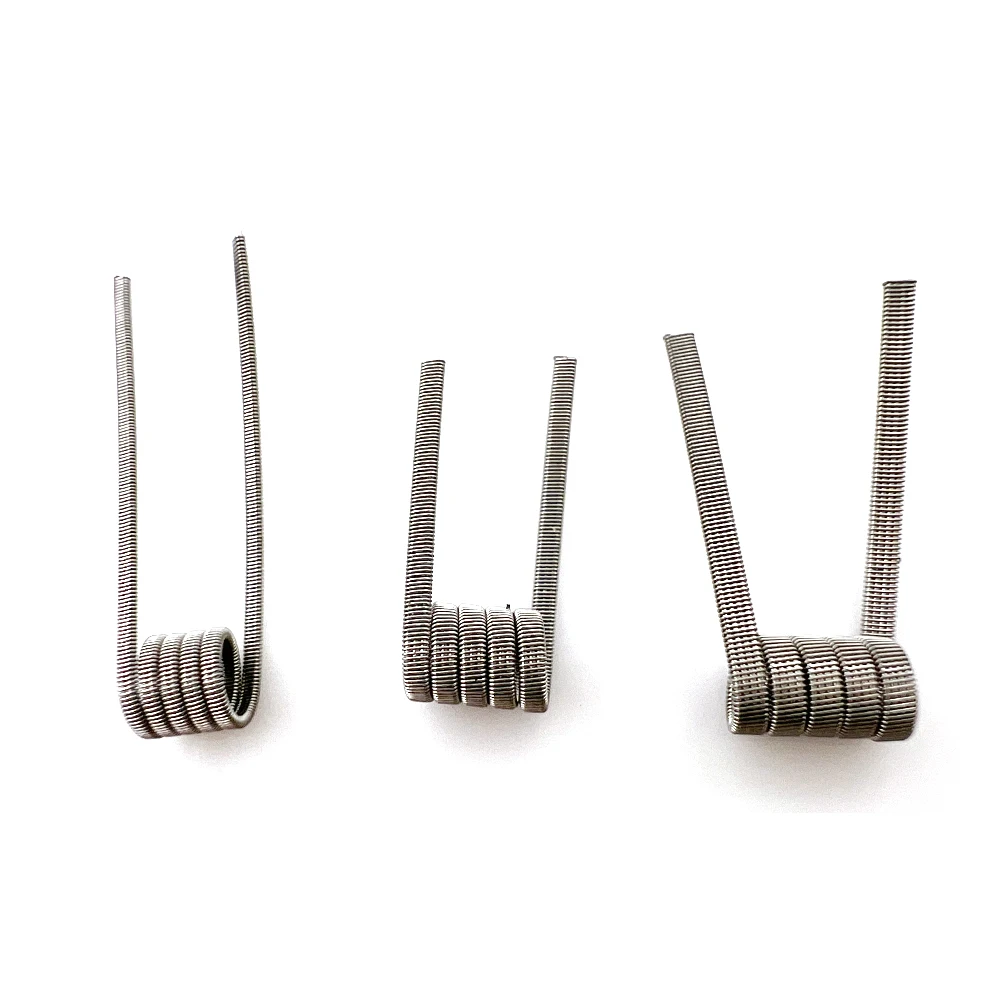 10 unids/caja Ni80 bobina pref - Clapton Wire Pre Built reseña y precio