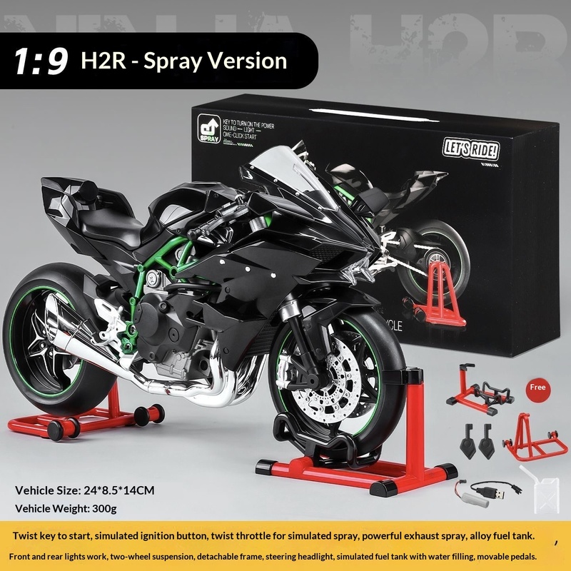 Kawasaki Ninja H2R Modelo diná - Battery Case Storage reseña y precio
