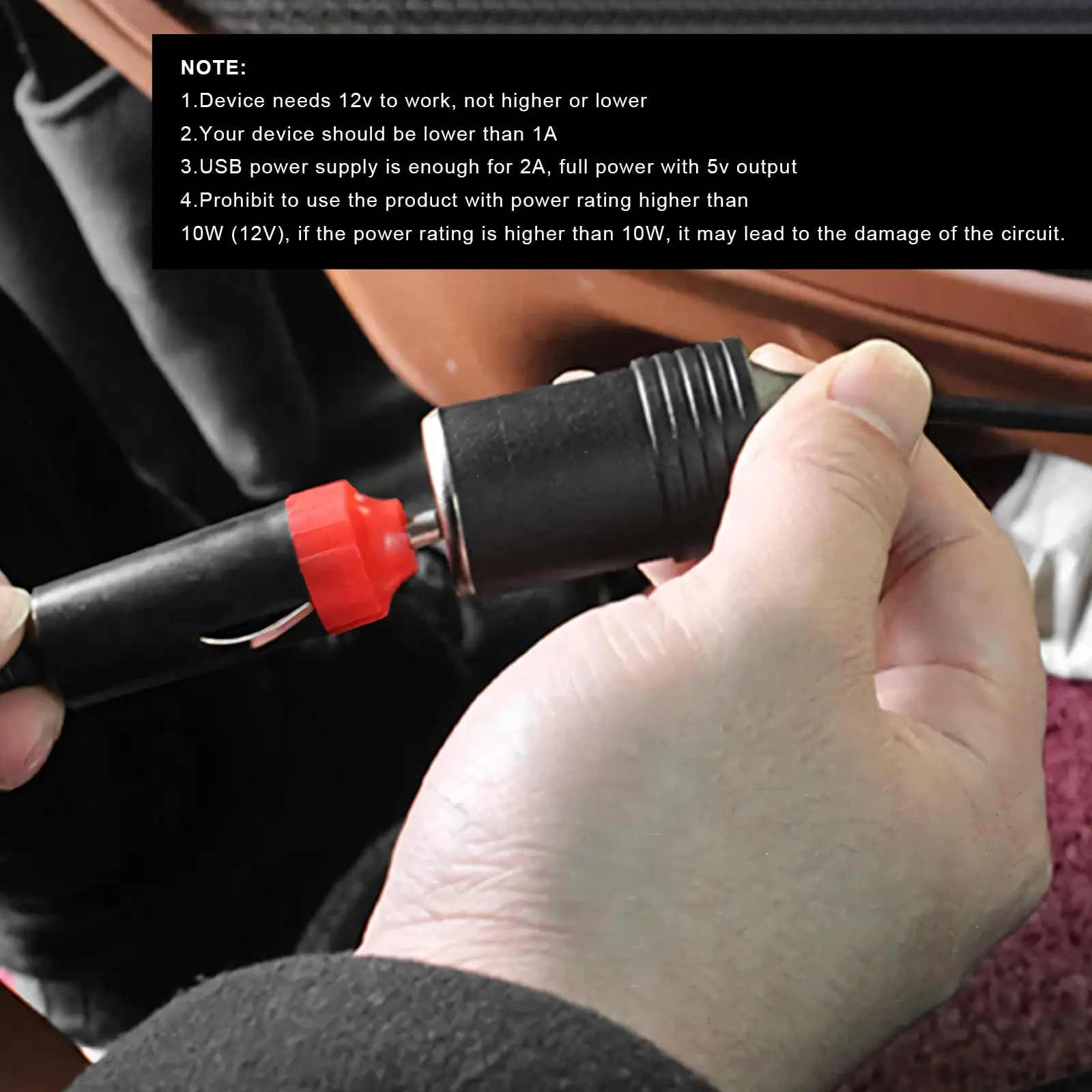 Adaptador de encendedor de cig - Accessories Experts Vape reseña y precio