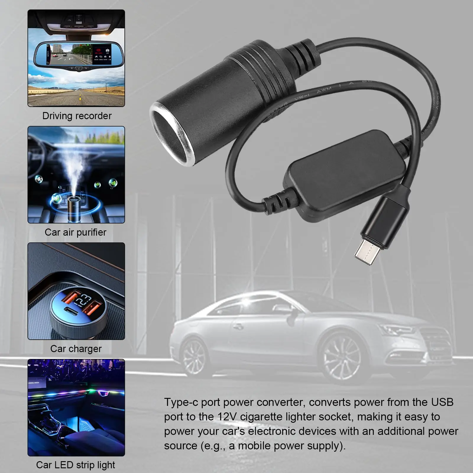 Adaptador de encendedor de cig - Accessories Experts Vape reseña y precio