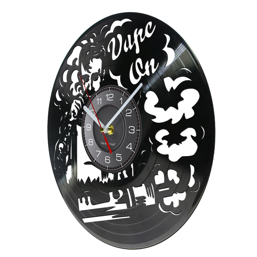 Vape Shop-Reloj de pared con l - Vaping Shop reseña y precio