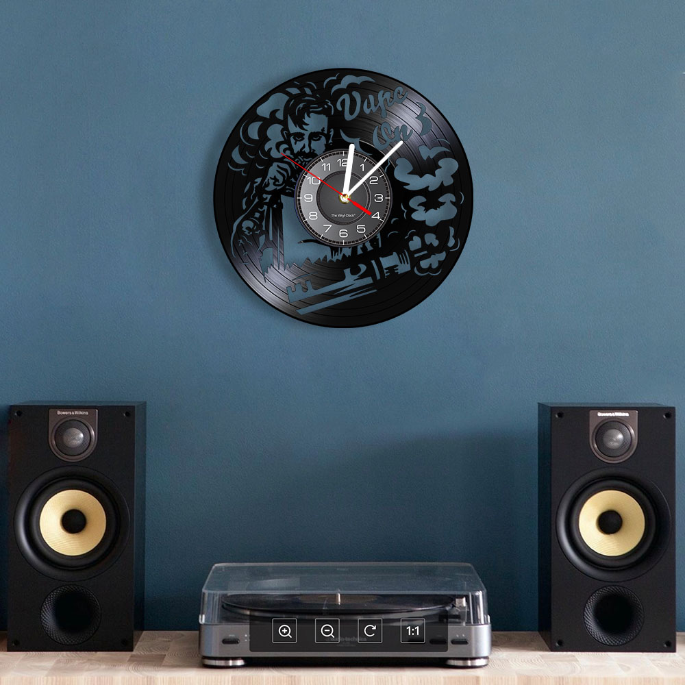 Vape Shop-Reloj de pared con l - Vaping Shop reseña y precio