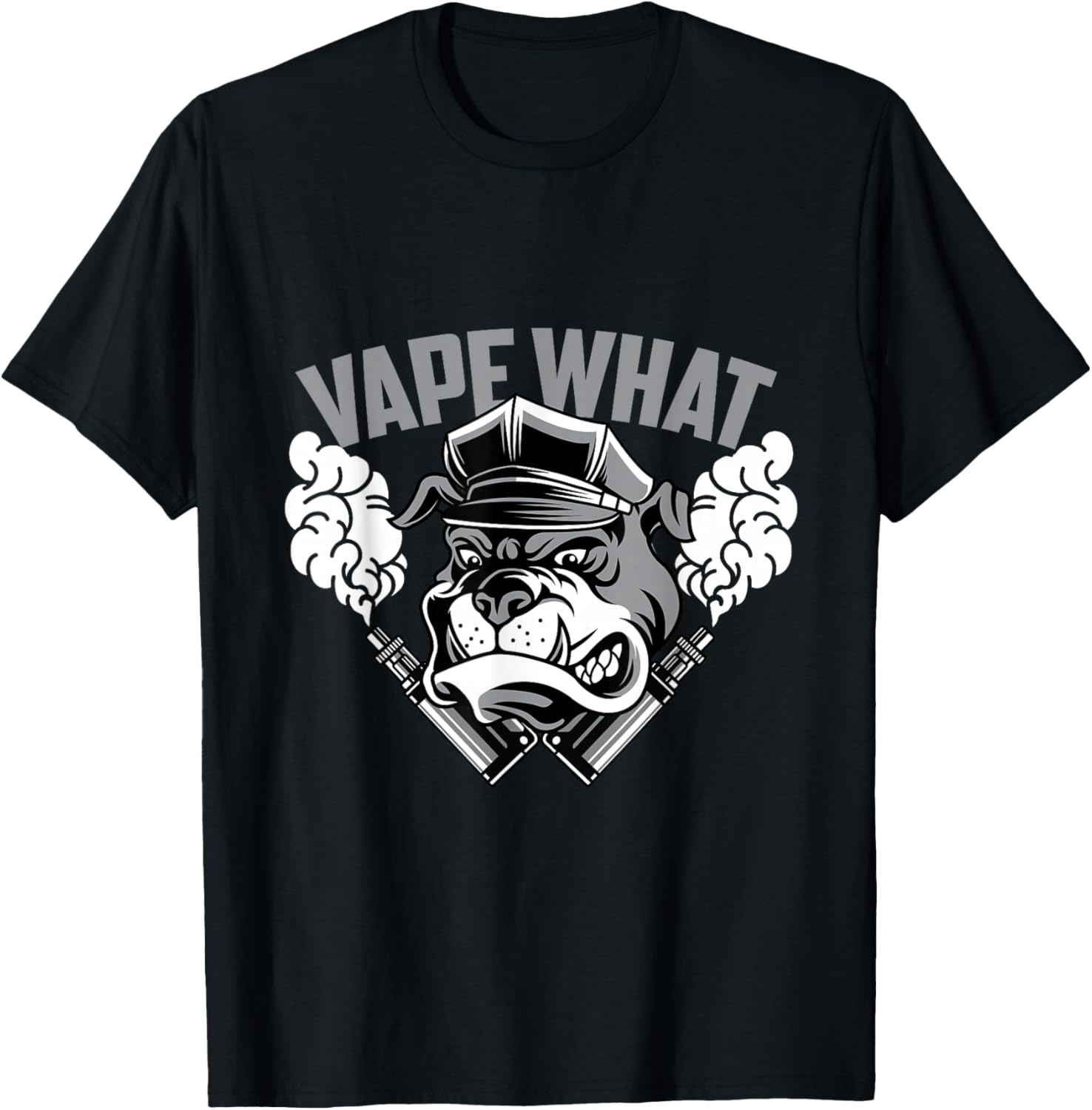 Vape What Bulldog Camiseta de  - Vaping Shop reseña y precio