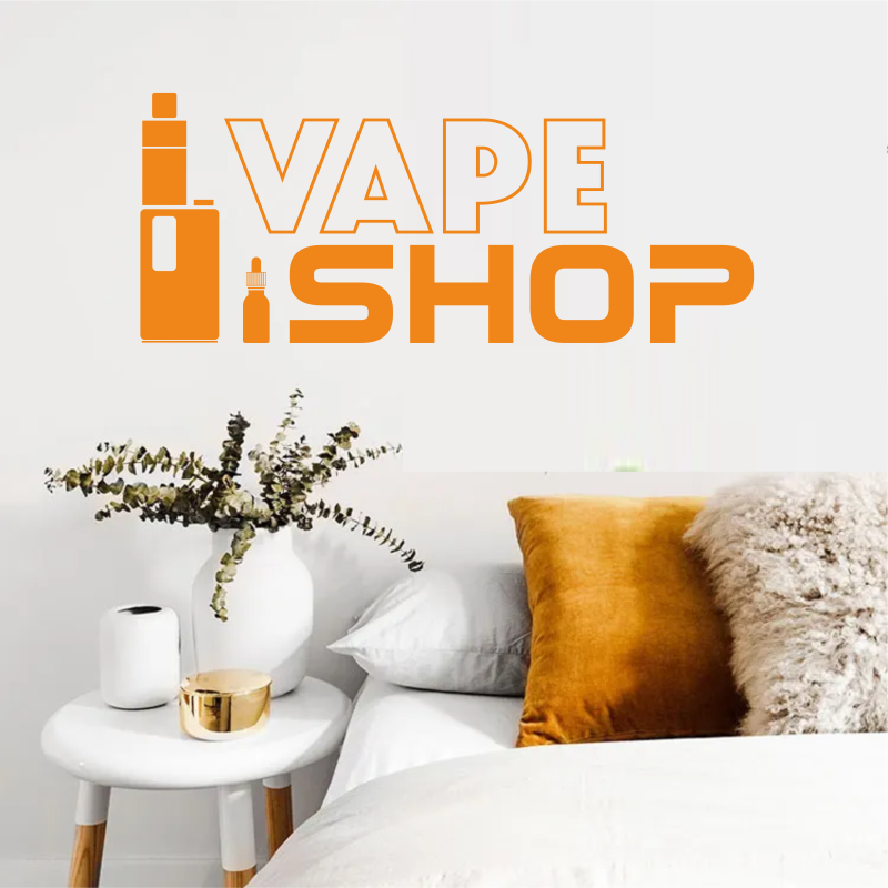 Calcomanías de vinilo para par - Vaping Shop reseña y precio