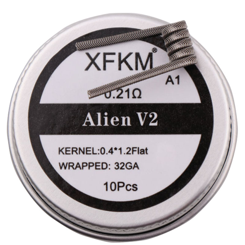 Nuevo XFKM NI80/A1/SS316L 10 u - Clapton Wire Pre Built reseña y precio
